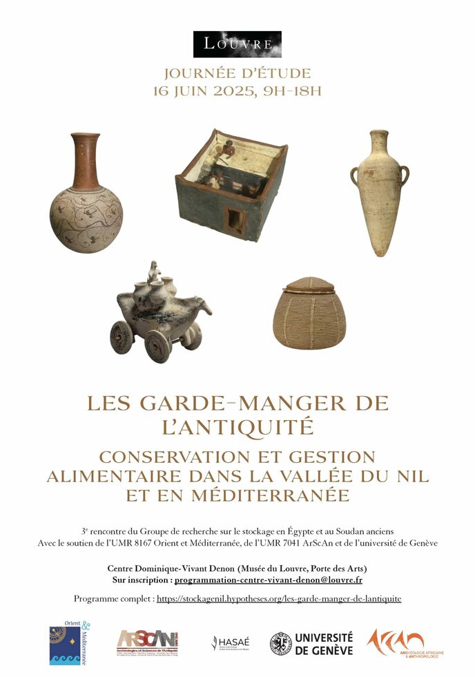"Les garde-manger de l'Antiquité", journées du 16 -17 juin